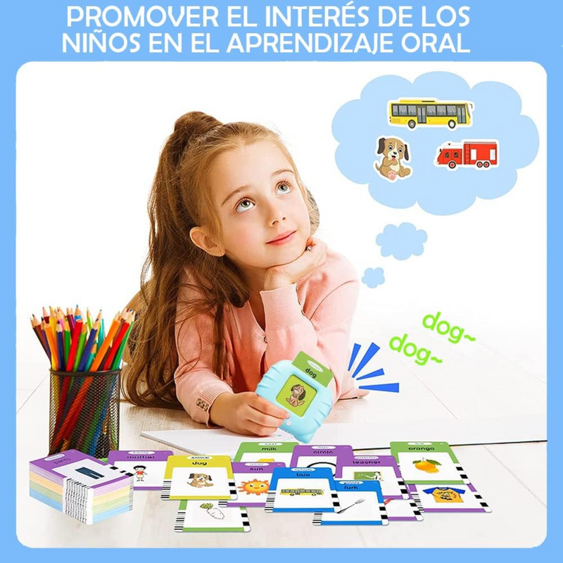 Juego didáctico Ingles/Español FlashLearn 385 + Regalo especial 🎁